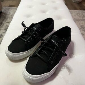 Sperry Black and White Sneakers